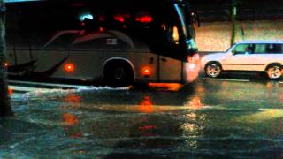 Emergencias Guardia Civil bomberos y ambulancias en las inundaciones de Jaca 160813 [upl. by Eahcim141]