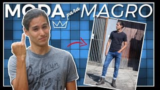 Roupas para homens magros 7 dicas essenciais  MODA MASCULINA [upl. by Neehahs546]