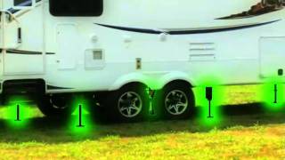 RV Leveling System Wildcat 5th Wheel RV [upl. by Neilla]