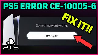 PS5 ERROR CODE CE 10005 6 DIGITAL GAME HOW TO FIX [upl. by Mcgregor960]