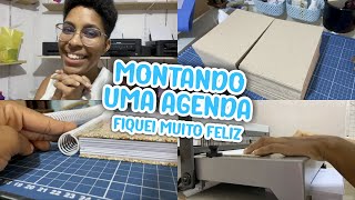 SOMOS 400 INSCRITOS MOSTREI COMO MONTO AS AGENDAS NO ESPIRAL DICAS PRODUÇÃO E DOR DE DENTE [upl. by Venice]