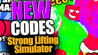 Strong Lifting Simulator CODES  ROBLOX 2023 [upl. by Sinoda]