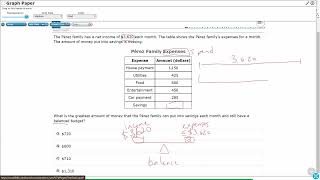 5th Grade STAAR Practice Balancing a Budget 510F  4 [upl. by Nylra]