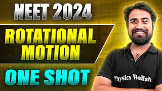 ROTATIONAL MOTION in 1 Shot FULL CHAPTER COVERAGE ConceptsPYQs  Prachand NEET 2024 [upl. by Shaya]