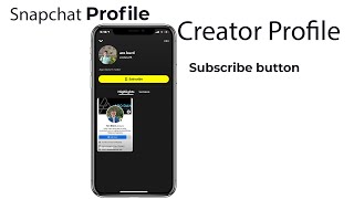 how to get snapchat profile subscribe button [upl. by Aldarcie]