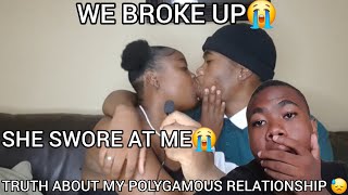 WE BROKE UP💔  Storytime on my breakup and my polygamy😭 [upl. by Akirdnahs37]