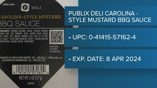 RECALL Publix Deli mustard bbq sauce and bike helmets [upl. by Azerila]