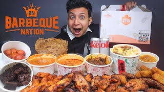 Barbeque Biggest Non Veg Meal in a Box  My Worst Experience Of Barbeque Nation Mukbang [upl. by Gnahk]