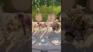 Whimsical Floral Wonderland Dream Wedding Tablescape Credit mitheoevents repost wedding [upl. by Eannaj]