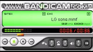 LG W7000 Ringtones in MidRadio [upl. by Vitale]