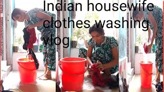 after bathing cloth washing vlog Indian housewife rekha Marathi vlog [upl. by Iahk]