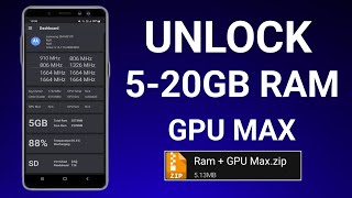 Unlock Ram 520GB  GPU Max Performance  Max FPS Fix Lag  No Root [upl. by Ellsworth553]