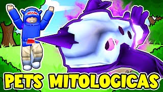 Crafteo LAS NUEVAS MASCOTAS MITOLOGICAS de CLICKER SIMULATOR  Roblox [upl. by Nylqcaj]