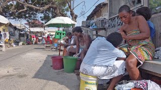 REAL LIFE INSIDE LOCAL AFRICAN COMMUNITY GHANA BUKOM [upl. by Moser]