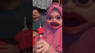 MAKAN KUE MUKA ABANGKU🍰👹🤣 PART 2 [upl. by Esineg]