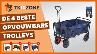 De 4 beste opvouwbare trolleys ideaal voor strand tuin camping [upl. by Haywood713]