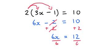 Solving Equations with Brackets [upl. by Rind]