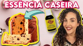 Como Fazer Essência de Panetone em Casa Receita Fácil [upl. by Hayalat]