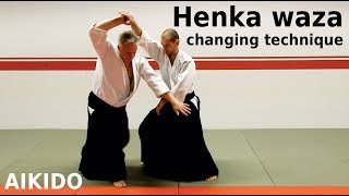 Aikido HENKA WAZA changing techniques by Stefan Stenudd [upl. by Satsok]