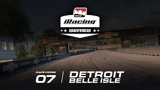 IndyCar iRacing Series  DETROIT  2024 Round 7  IndyCar eSports Broadcast [upl. by Lawley]