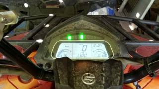 2016 CFMOTO CFORCE 500 HO Drivability Issue Uncommanded RPM variation  Part 4 [upl. by Hpesoj]