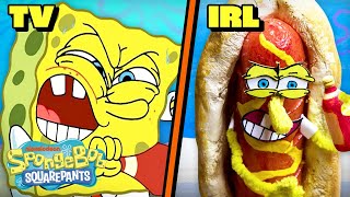 Can SpongeBob Prove Hes Tough IRL 💪  quotNo Weenies Allowedquot Episode Recreation [upl. by Kcirderf]