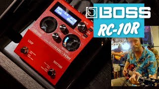 BOSS RC10R  Loops with drums  First impressions and aimless noodling  SNAMM 2019 [upl. by Ynottirb]