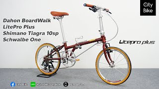 Upgrade Dahon BoardWalk แต่งจักรยานพับ ชุดแต่ง Litepro  Shimano  Dahon  Schwalbe by City Bike [upl. by Itak]