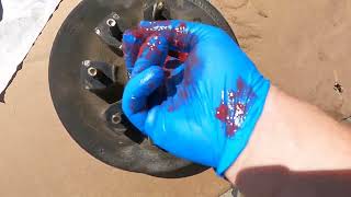 Trailer Wheel Bearing Repack Service How To [upl. by Ellekcir844]