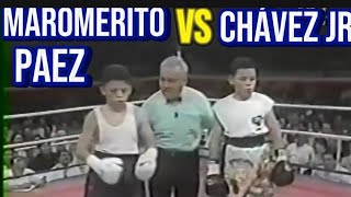 LA INCREÍBLE PELEA DE BOX ENTRE LOS HIJOS DE 2 LEYENDAS DEL BOXEO Maromerito Paez VS Chávez JR [upl. by Reinhart]