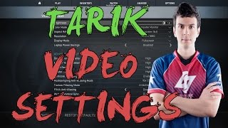 CSGO OpTic tarik video settings 2017 [upl. by Tenner]