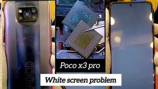 poco x3 pro  white screen problem  white screen solution  white display problem [upl. by Dick]