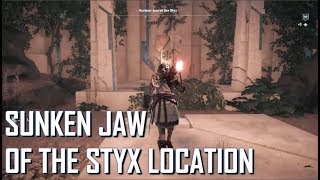 Sunken Jaw of The Styx Location  AC Odyssey Fields of Elysium [upl. by Duma198]