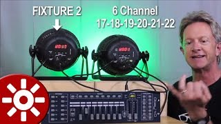 How to program DMX lights for beginners simple lesson [upl. by Spector]