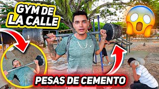 VOY A UN GIMNASIO HECHO DE CEMENTO XD  TATTO VLOGS [upl. by Anual]