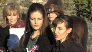 Lavoy Finicums Daughters Speak Out at Funeral [upl. by Norene]