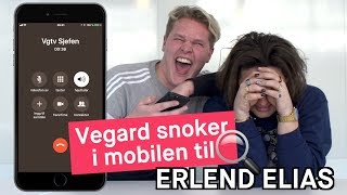 Vegard snoker i mobilen til Erlend Elias [upl. by Nannek]