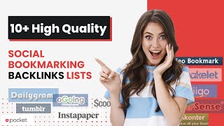 Top 10 Social Bookmarking Sites List  Most SEO Expert Considering This Sites for Social Bookmarking [upl. by Eniarol224]