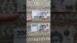 Los billetes de 2000 pesos 🇦🇷💵 argentina buenosaires [upl. by Skyla]