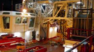 Fugro Synergy night aft deckwmv [upl. by Nedda]