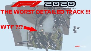 The WORST detailed TRACK in F1 2020 GAME  EXPLORING F1 2020 Tracks [upl. by Nillek718]