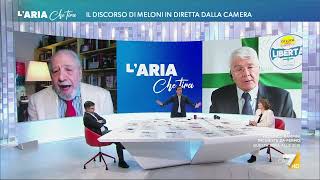 Lite tra Roberto Castelli e Antonio Caprarica quotGuerrafondaio e servo Capisco che do fastidio [upl. by Aholla170]