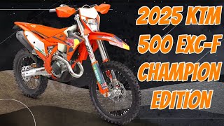 2025 KTM 500 EXCF CHAMPION EDITION [upl. by Aleirbag571]