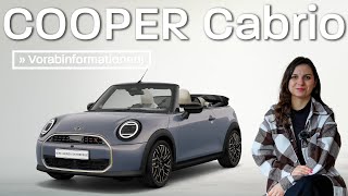 MINI Cooper Cabrio 2025 – Alles was du wissen musst 🚗☀️  Vorabinformationen [upl. by Assyram657]