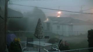 Chicago thunderstorm tornado wind jun 23 2010 [upl. by Atikihs822]