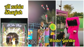 Al zahia city centre winter garden Sharjah  The plaza alzahia winterfestival juggling viral [upl. by Ynnahc345]