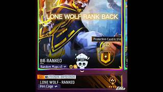 LONE WOLF RANK SEASON 3 💀  lone wolf rank back in Indian server 💀  freefire lonewolfrank ff [upl. by Adlei]