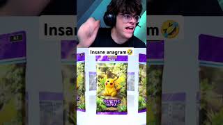 How did bro solve the anagram so quick💀 itsmiearzclips pokemon pokemontcgpocket twitch youtube [upl. by Liagabba]