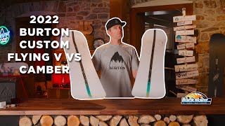 2022 Burton Custom Flying V vs Camber [upl. by Ihp]