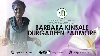 Barbara Kinsale Durgadeen Padmore Tribute Service [upl. by Ribal]